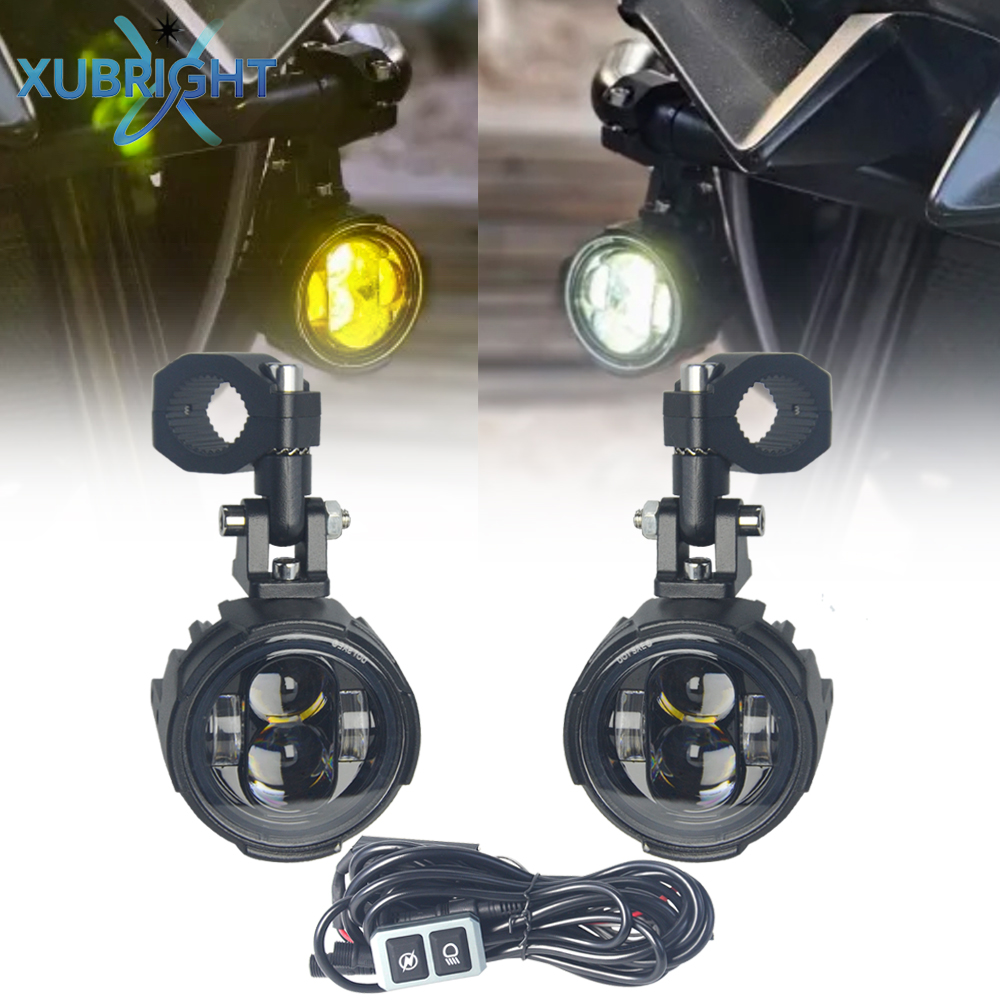 Badminton Flash - Paar 100W Motorrad Scheinwerfer Nebel Lichter