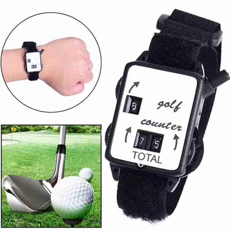 Badminton Score Counter - Manueller Golf-Stroke-Zähler mit Armband – tragbare