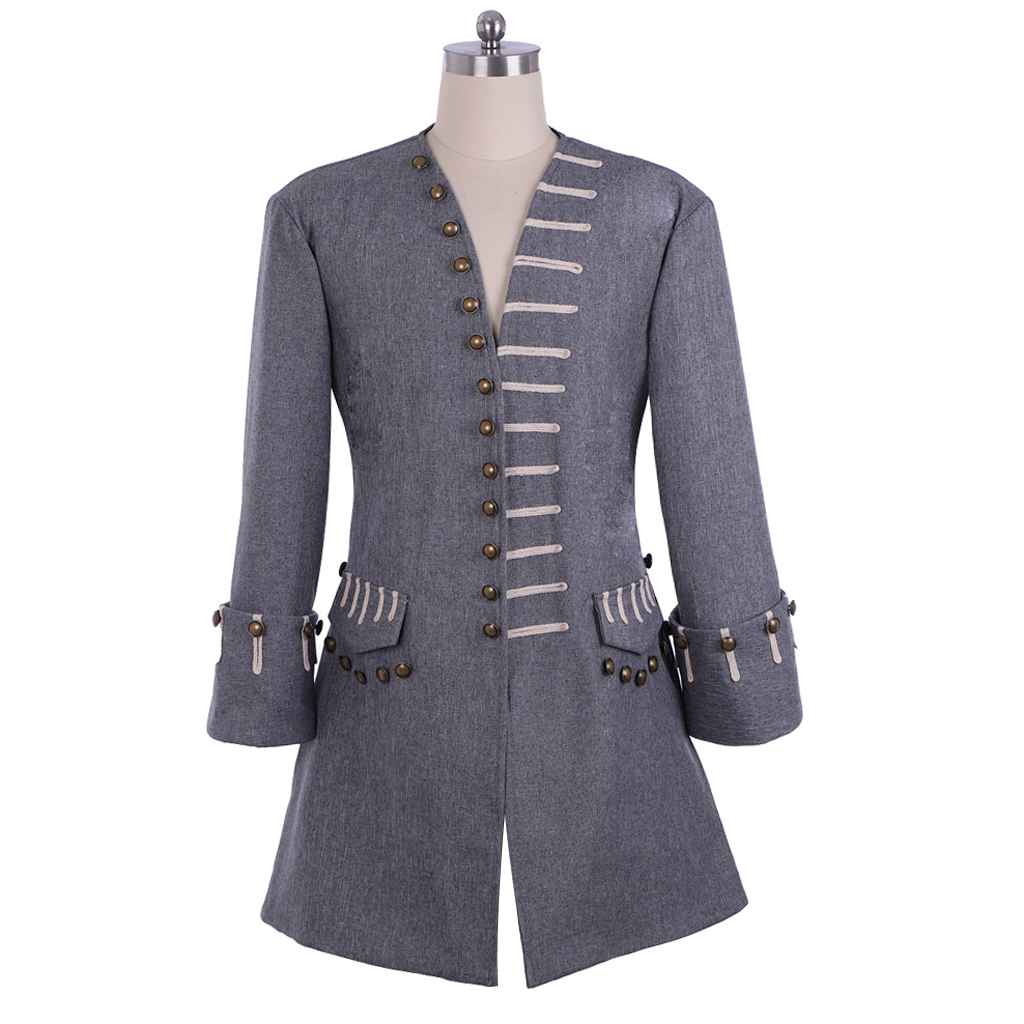 Badminton Victory - Mittelalterliche Herren-Piratenjacke aus dem 18. Jahrhundert,