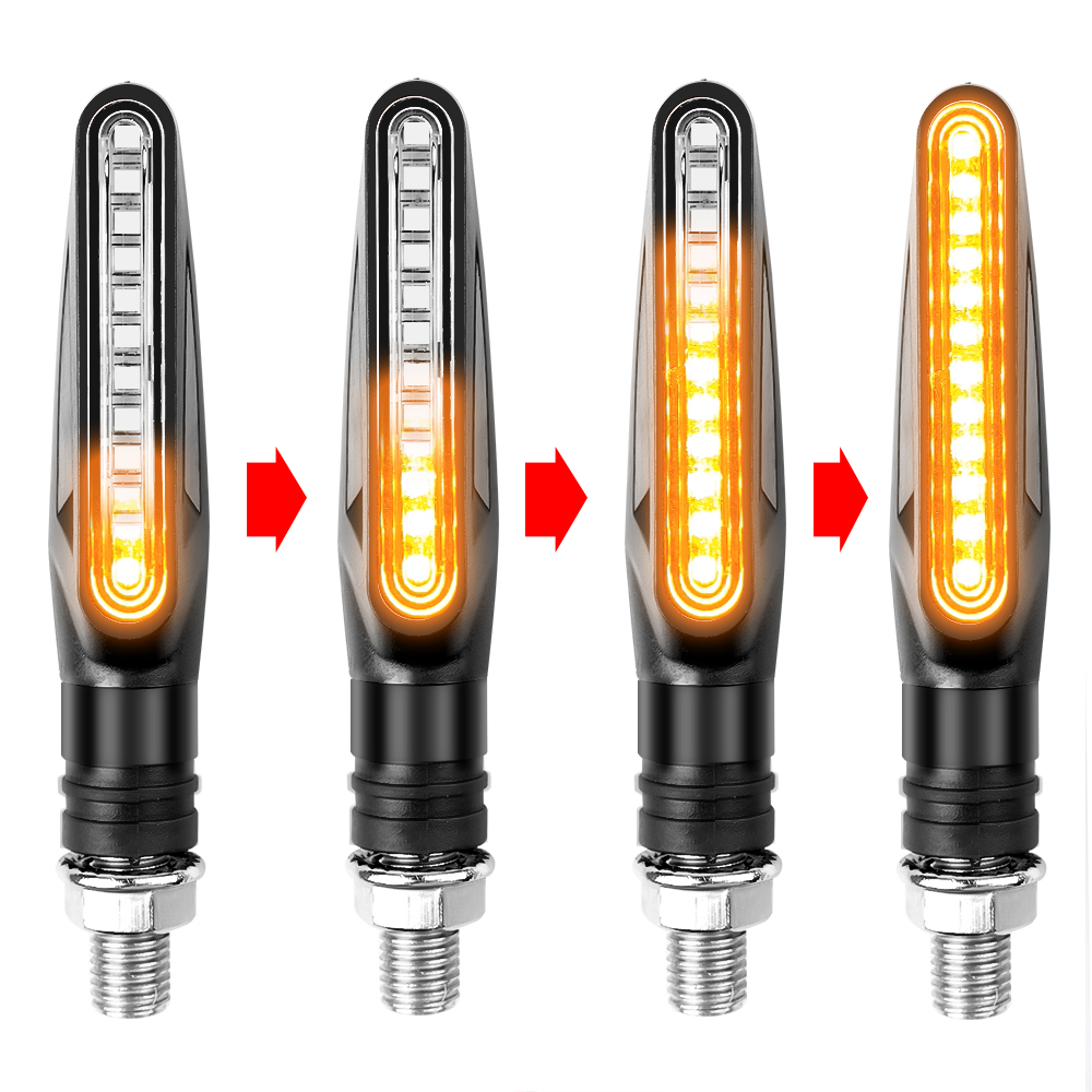 Badminton Flash - 2 Stück Motorrad Blinker Licht 12V