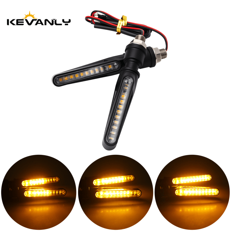 Badminton Flash - 2PCS Universal LED Motorrad Blinker Licht