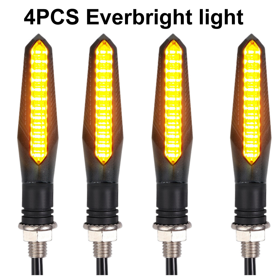 Badminton Flash - 4 Stück 12V Motorrad LED-Blinker 12LED