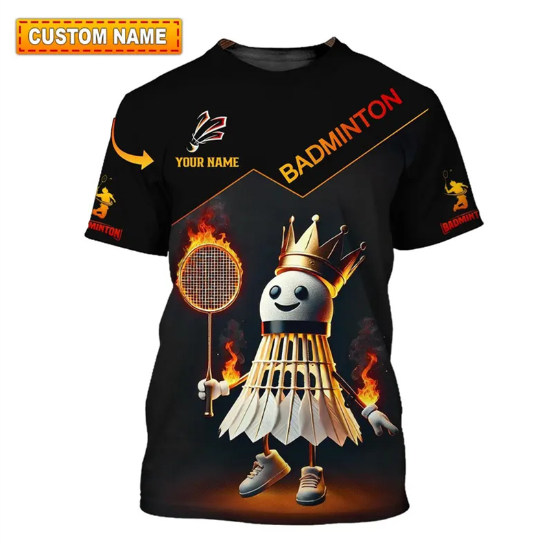 Badminton Outfit - Badminton Sport T-shirt Herrenbekleidung Cool Novel