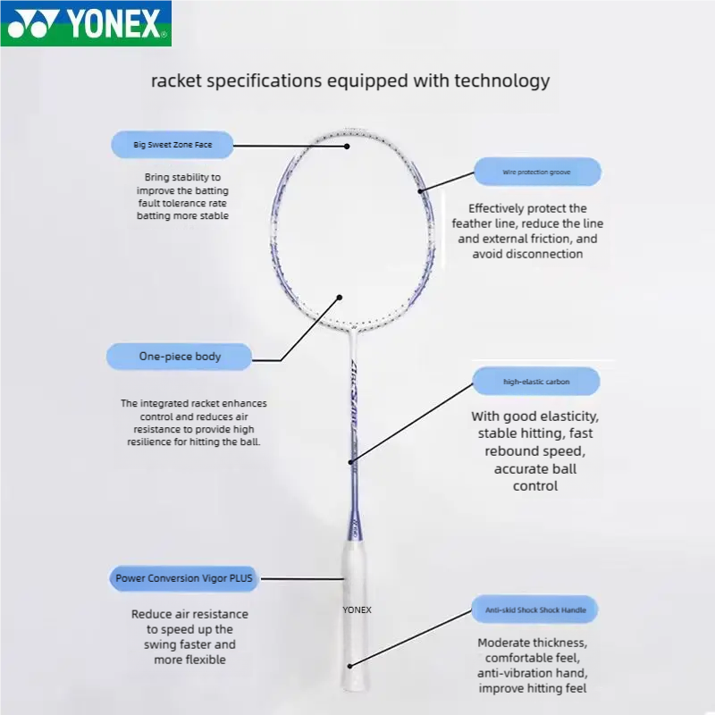 YONEX ARCSABER 8 Badmintonschl – Yonex Racket Carbon Bewertung und Preis