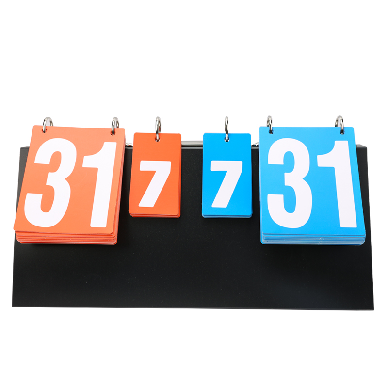 1-teiliges vierstelliges Flip- – Badminton Score Counter Bewertung und Preis