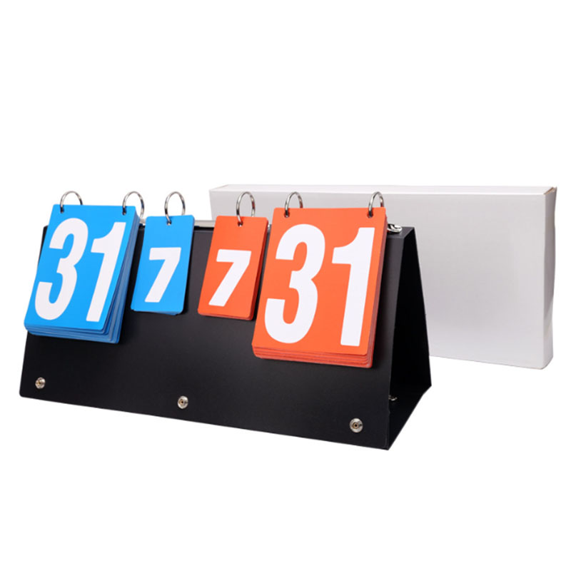 1-teiliges vierstelliges Flip- – Badminton Score Counter Bewertung und Preis