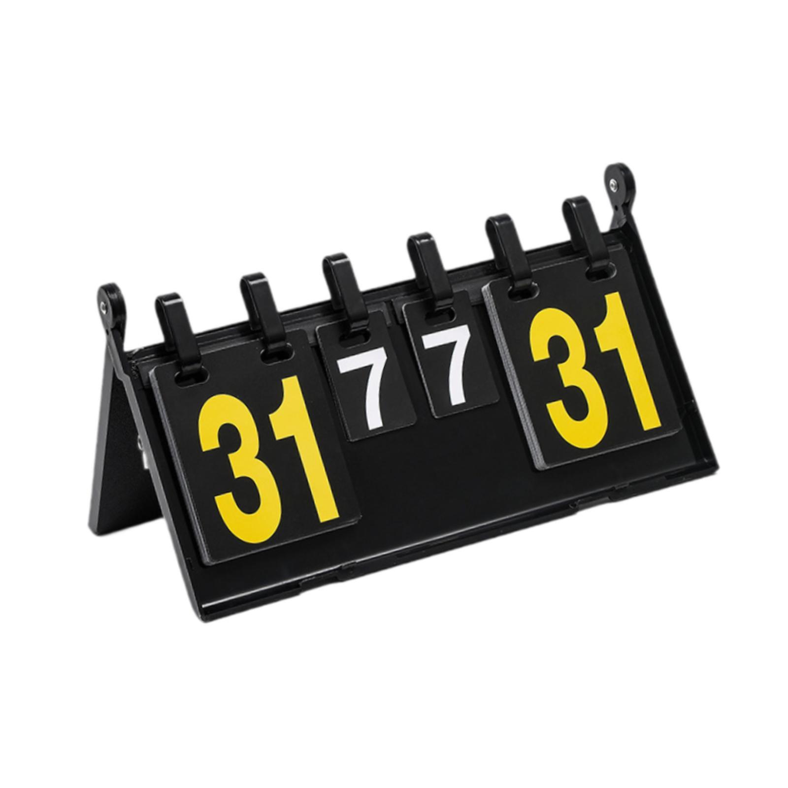 Flip-Anzeigetafel, 4-stelliger – Badminton Score Counter Bewertung und Preis