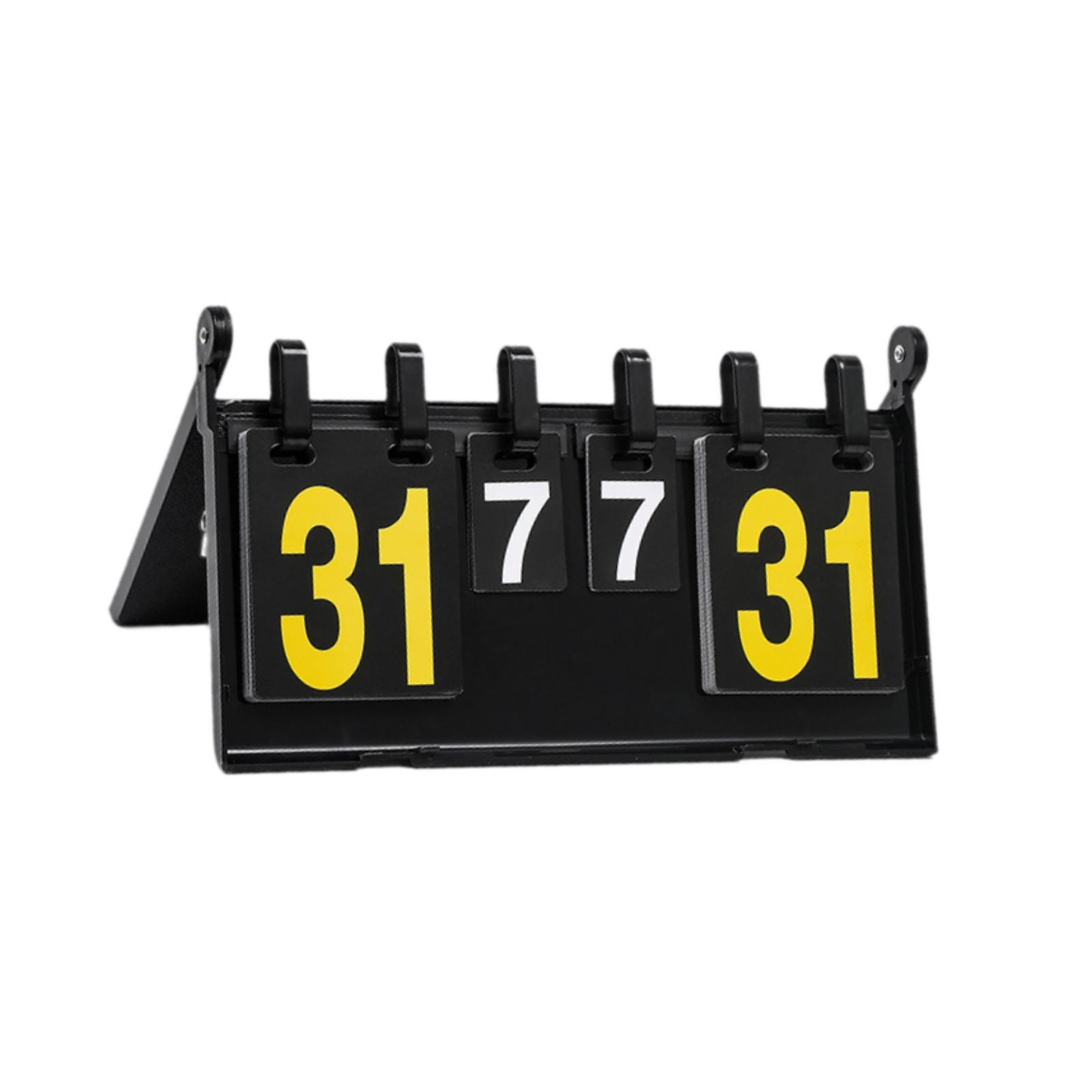 Flip-Anzeigetafel, 4-stelliger – Badminton Score Counter Bewertung und Preis