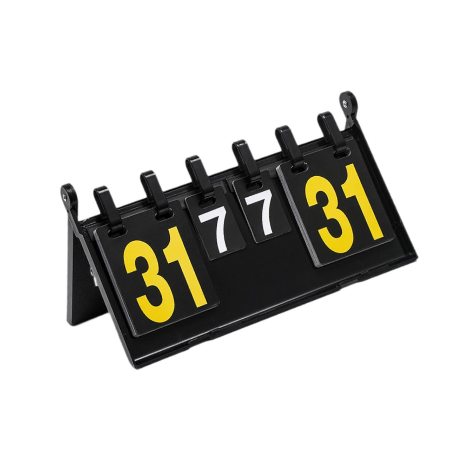Flip-Anzeigetafel, 4-stelliger – Badminton Score Counter Bewertung und Preis