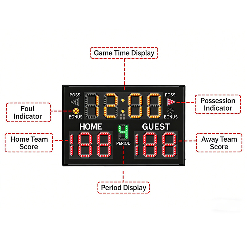 Tragbarer Wiederaufladbarer El – Badminton Score Counter Bewertung und Preis